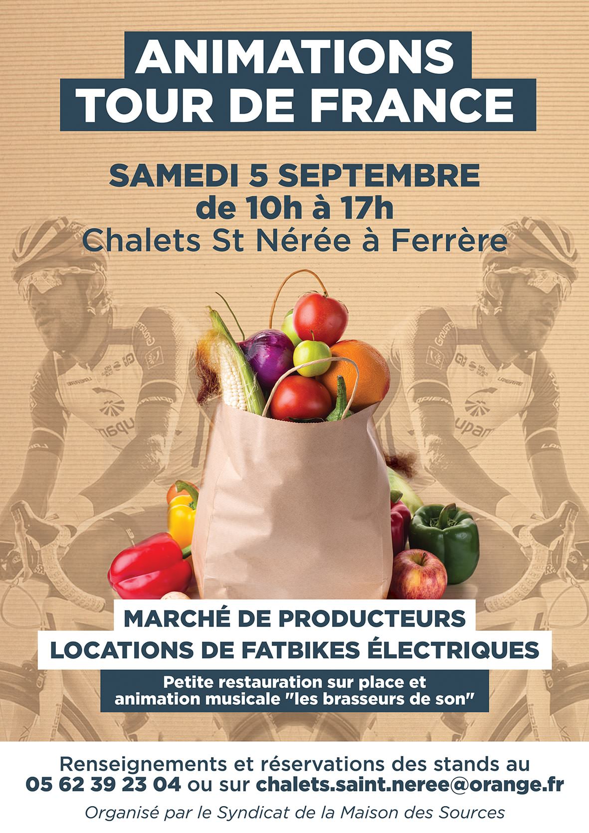 Marché des producteurs à Ferrère
