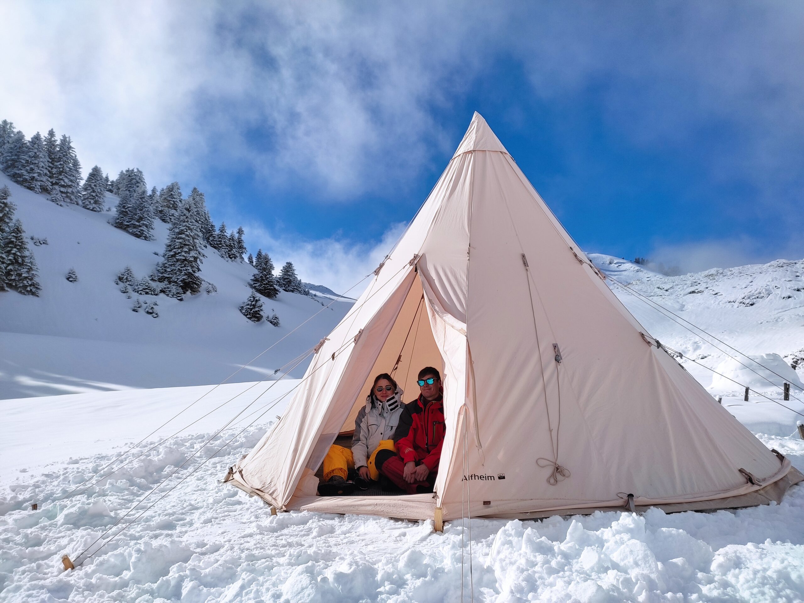 Nuit en tipi